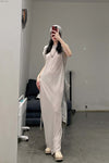 BORIS BIDJAN SABERIコットンノースリーブマキシドレスWDRESS4 F035